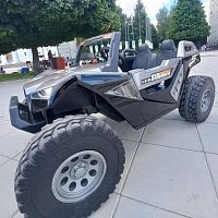 Детский электромобиль джип M 4170 EBLRS-11(24V)  серый