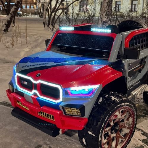 Детский электромобиль джип M 5850 EBLR-11 BMW разноцветный фото 5