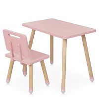 Фото анонса столик и стульчик m 4256 square pink от интернет магазина Raspashonka.ua