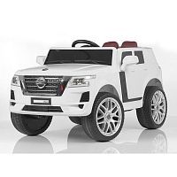 Фото анонса детский электромобиль m 4837 eblr-1, nissan: 2.4g, 100w, eva-колеса, кожа - белый от интернет магазина Raspashonka.ua