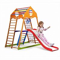 Фото анонса детский спортивный комплекс для дома sportbaby kindwood plus 2 от интернет магазина Raspashonka.ua