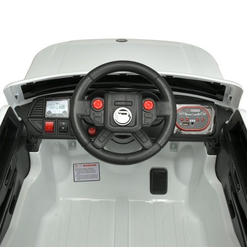 Картинка товара Детский электромобиль M 4837 EBLR-1, Nissan: 2.4G, 100W, EVA-колеса, Кожа - БЕЛЫЙ на Raspashonka.ua фото 7
