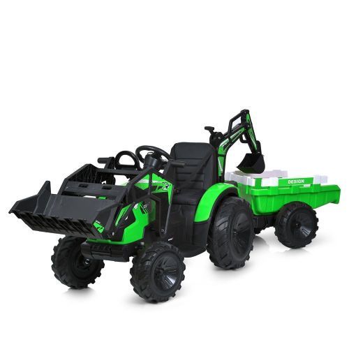 Картинка товара Детский трактор M 4847 EBLR-5(24V), BAMBI RACER: пульт, 90W, 8 км/ч, 24V 7А - ЗЕЛЕНЫЙ на Raspashonka.ua фото 7