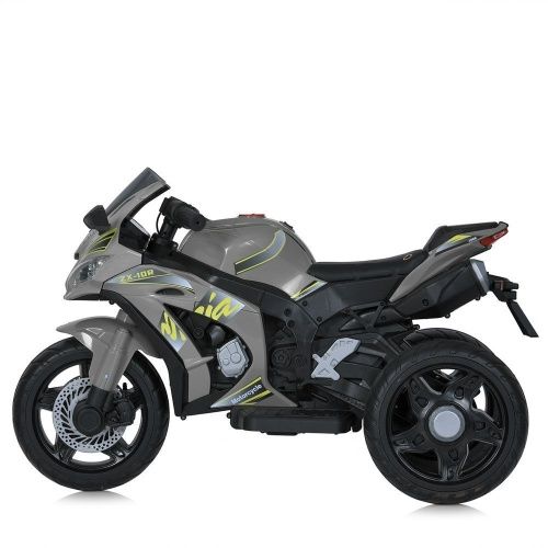 Картинка товара Детский мотоцикл M 5806 EL-11, Bambi Racer: 12V 4,5A, 2х35W, 7км/ч, EVA, кожа - СЕРЫЙ на Raspashonka.ua фото 3