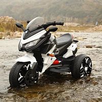 Фото анонса детский мотоцикл bambi m 4274 el-1: 12v 9a, 70w, eva, кожа - белый от интернет магазина Raspashonka.ua