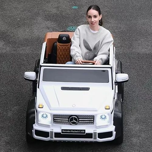 Дитячий електромобіль джип M 6150 AL-2(24V) MERCEDES чорний металік фото 22