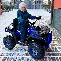 детский квадроцикл m 4081 eblr-2-4, bambi racer: черно-синий - Raspashonka.ua