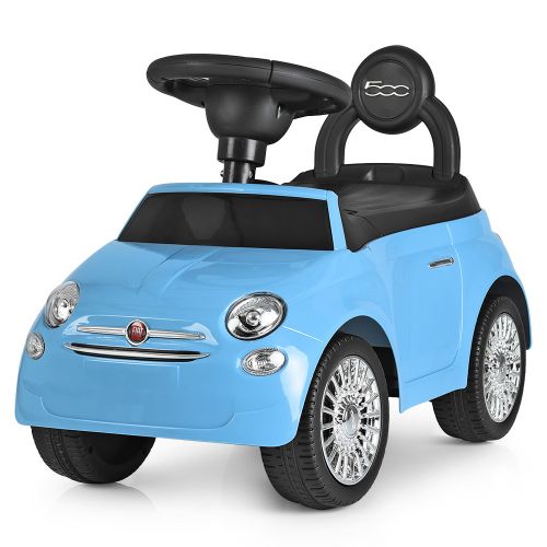 Картинка товара Детская машина-толокар Bambi "Fiat" HZ620-4: муз. панель, ГОЛУБАЯ на Raspashonka.ua фото 2