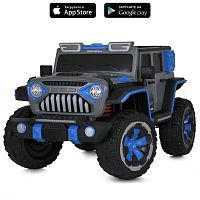 Детский электромобиль джип M 5845 EBLRS-4  BAMBI RACER голубой