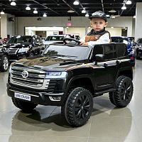 Фото анонса детский электромобиль m 6146 eblrs-2 toyota land cruiser: 180w, 8 км/ч, 12v 12а - черный автолак от интернет магазина Raspashonka.ua