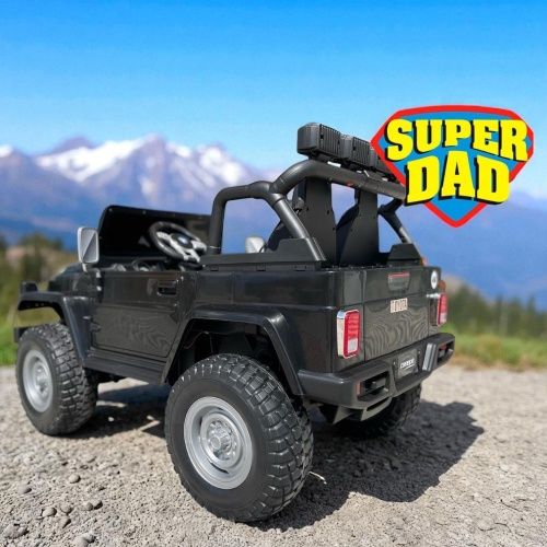 Зображення товару Дитячий електромобіль M 4968 EBLR-2(24V) TOYOTA LAND CRUISER: 24V, 320W, 10км/год - ЧОРНИЙ на Raspashonka.ua фото 3
