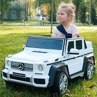 Детский электромобиль джип YSA100 WHITE MERCEDES белый
