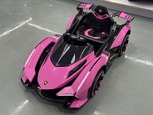 Детский электромобиль M 4865 EBLR-8 LAMBORGHINI розовый 