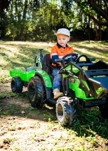 Картинка товара Детский трактор M 4847 EBLR-5(24V), BAMBI RACER: пульт, 90W, 8 км/ч, 24V 7А - ЗЕЛЕНЫЙ на Raspashonka.ua фото 6