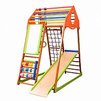 Фото анонса детский спортивный комплекс для дома sportbaby kindwood plus от интернет магазина Raspashonka.ua
