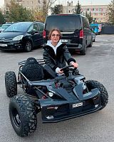 электромобиль m 5797a-2(48v), bambi racer: 2-х местный, мотор 800w, 48v 20а, 25 км/ч - черный - Raspashonka.ua