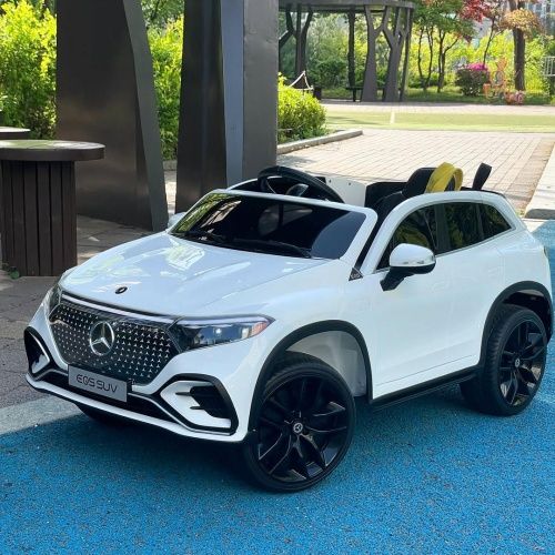 Картинка товара Детский электромобиль M 6161 EBLR-1, Mercedes-Benz EQS 580: пульт 2,4G, 180W, 8 км/ч, 12V 10А - БЕЛЫЙ на Raspashonka.ua фото 2