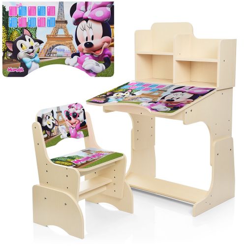 Картинка товара Детская парта "Minnie" Bambi W 2071-7-3: ВЕНГЕ на Raspashonka.ua фото 2
