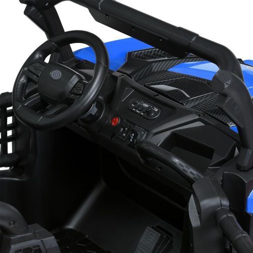 Картинка товара Детский электромобиль джип M 5724 EBLR-4, BAMBI RACER: двухместный, 180W, 8 км/ч, 12V 10А - СИНИЙ на Raspashonka.ua фото 5