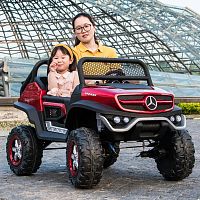 Детский электромобиль джип  M 4133 EBLRS-3(24V) MERCEDES красный