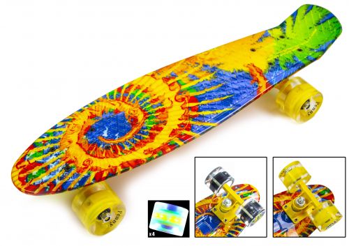 Картинка товара Penny Board 22" "Sunflowers" - Светящиеся колёса! (1100060646) на Raspashonka.ua фото 2