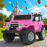 Фото анонса детский электромобиль m 4968 eblr-8(24v) toyota land cruiser: 24v, 320w, 10км/ч - розовый от интернет магазина Raspashonka.ua