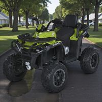 детский квадроцикл m 6018 eblr-5, bambi racer: пульт, батарея 12v 10a, 180w, 8км/ч - зеленый - Raspashonka.ua