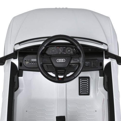 Детский электромобиль джип M 5899 EBLR-1 AUDI серый фото 9