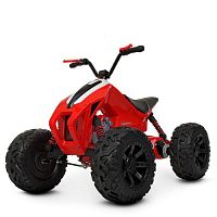 детский квадроцикл m 4457 el-3: 90w, 12v10ah, eva, кожа - красный - Raspashonka.ua
