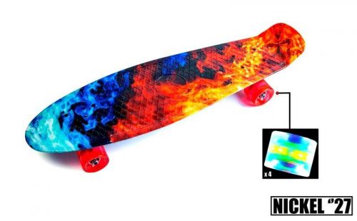Картинка товара Penny Board Nickel 27" "Fire and Ice" - Светящиеся колёса! (439580354) на Raspashonka.ua фото 2