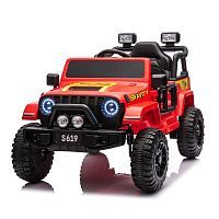 Детский электромобиль джип M 5103 EBLR-3 JEEP красный