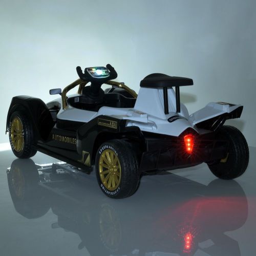 Детский электромобиль M 5051 EBLR-1 BAMBI RACER белый  фото 6