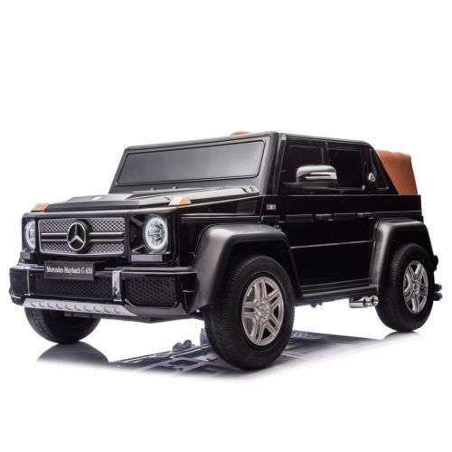 Картинка товара Электромобиль Mercedes Maybah G650, RAMIZ: 200W, 16 км/ч, кожа, MP4, двухместный - ЧЕРНЫЙ (PA.A1000.STRONG.CZ) на Raspashonka.ua фото 3