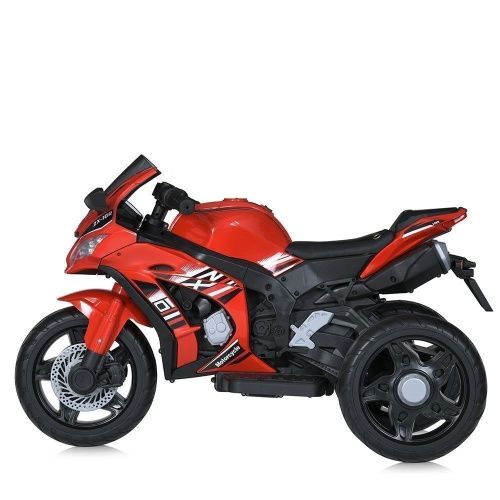 Картинка товара Детский мотоцикл M 5806 EL-3, Bambi Racer: 12V 4,5A, 2х35W, 7км/ч, EVA, кожа - КРАСНЫЙ на Raspashonka.ua фото 6