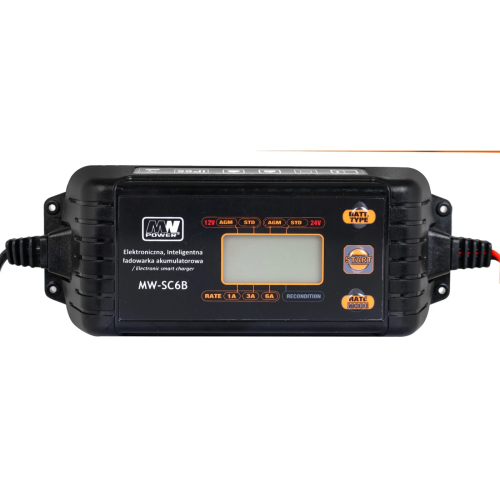 Картинка товара Зарядное устройство MASTER WATT 12V, 24V для аккумуляторов (код. CZZ.LAD.MW-SC6B) на Raspashonka.ua фото 4