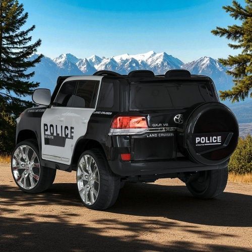 Детский электромобиль джип JJ2022EBLR-2-1 TOYOTA черный фото 4