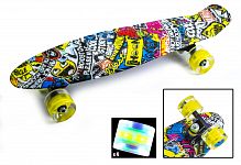 Фото анонса penny board 22" "inscription" - светящиеся колёса! (1856988420) от интернет магазина Raspashonka.ua