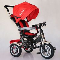 Фото анонса детский 3-х колесный велосипед best trike 5688: надувные колеса, поворотное сиденье - красный от интернет магазина Raspashonka.ua
