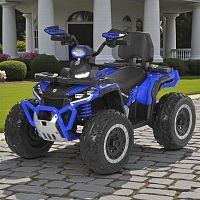 Фото анонса детский квадроцикл maverick m 6276 eblr-4, bambi racer: пульт, 8 км/ч, 12v 4wd 140w, eva, кожа - синий от интернет магазина Raspashonka.ua