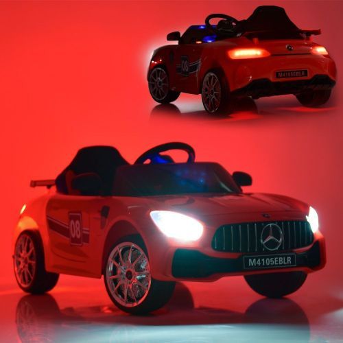 Детский электромобиль M 4105 EBLR-7 MERCEDES оранжевый  фото 9