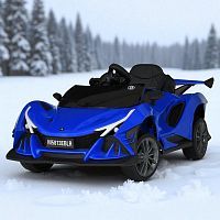 Фото анонса детский электромобиль m 5813 eblr-4, bambi racer: 2.4g, 4х45w, 7 км/ч, eva, кожа - синий от интернет магазина Raspashonka.ua