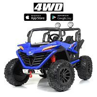Детский электромобиль джип M 4570 EBLR-4 BUGGY синий