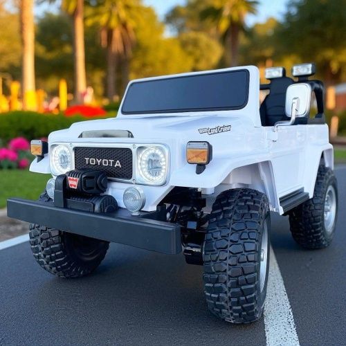 Картинка товара Детский электромобиль M 4968 EBLR-1(24V) TOYOTA LAND CRUISER: 24V, 320W, 10км/ч - БЕЛЫЙ на Raspashonka.ua фото 2