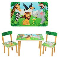 Фото анонса детский столик bambi "зоопарк"  501-11 : зеленый от интернет магазина Raspashonka.ua