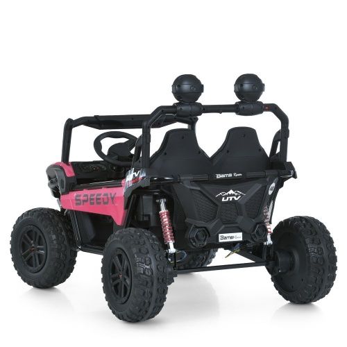 Дитячий електромобіль джип Джип M 6205 EBLR-8(24V) BAMBI рожевий фото 3 Дитячий електромобіль джип Джип M 6205 EBLR-8(24V) BAMBI рожевий фото 3