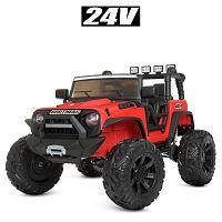 Детский электромобиль джип M 4296 EBLR-3(24V) BUGGY красный