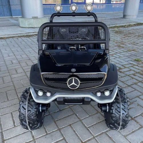 Картинка товара Детский электромобиль Mercedes Unimog: 4х35W, 2.4G, EVA, кожа, ЧЕРНЫЙ (PA.JL199.CZ) на Raspashonka.ua фото 3