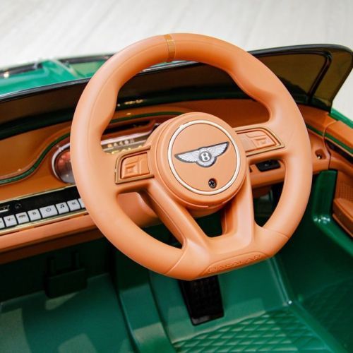 Детский электромобиль JE1008 EBLR-10(4WD) BENTLEY хаки  фото 7