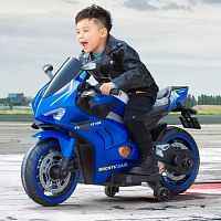 Детский мотоцикл M 5056 EL-4 BAMBI RACER синий