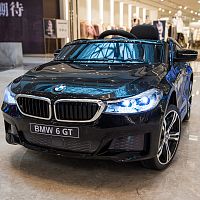 Детский электромобиль BMW 6 GT ЧЕРНЫЙ
